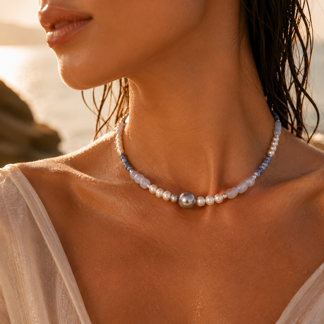 Celeste Pearl Harmony Necklace