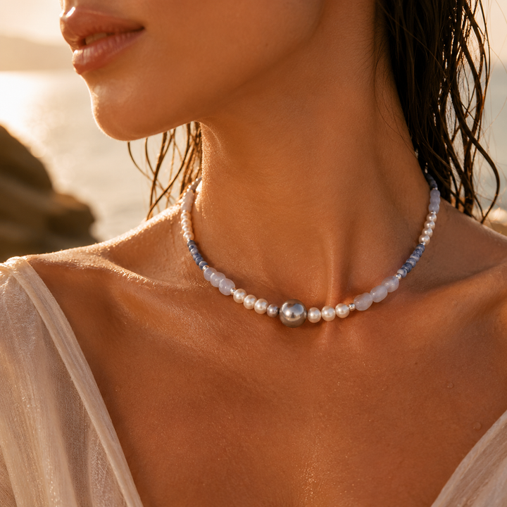 Celeste Pearl Harmony Necklace