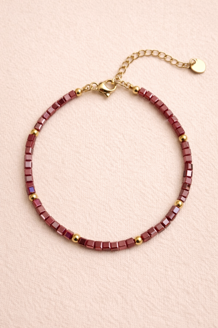 Velour Rouge Bracelet