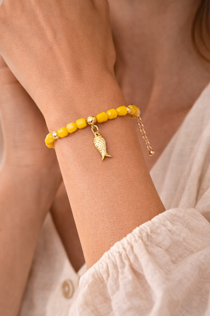 Solea Fish Charm Bracelet