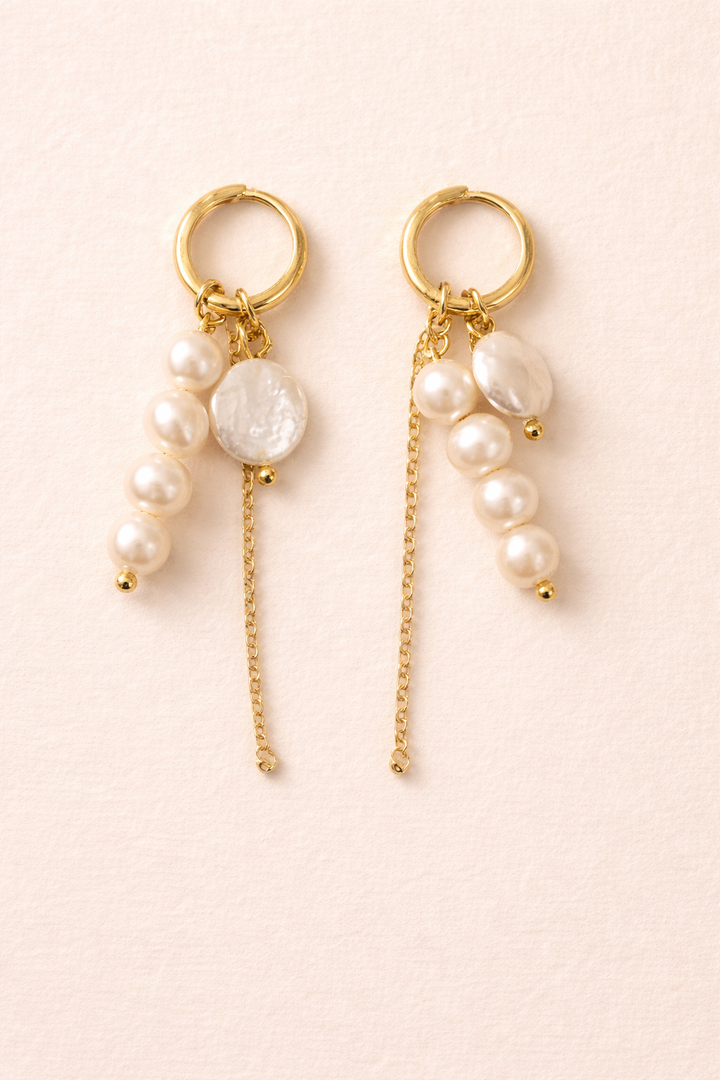 Luna Pearl Drop Earrings