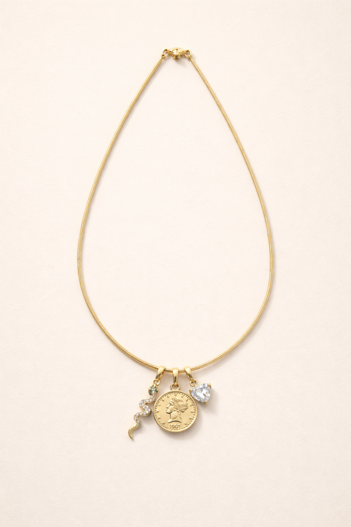 Aurelian Trio Wire Necklace