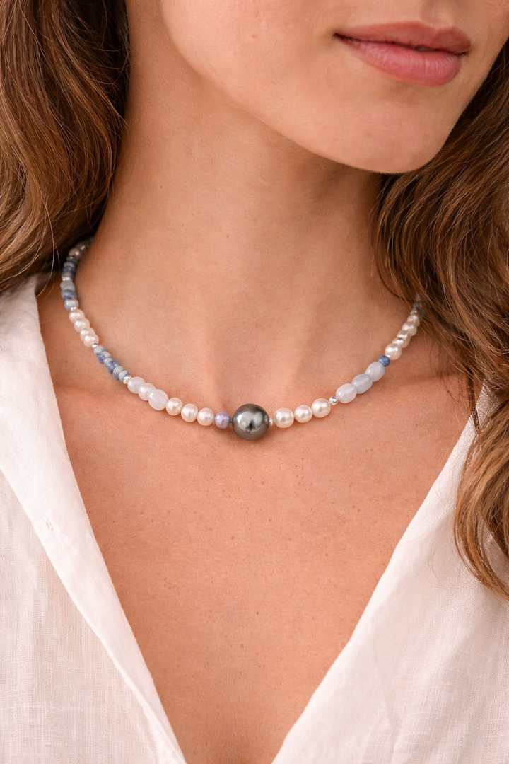 Celeste Pearl Harmony Necklace