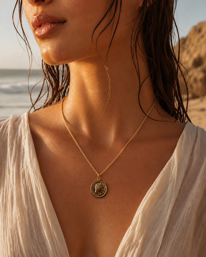 Coin Pendant Necklace