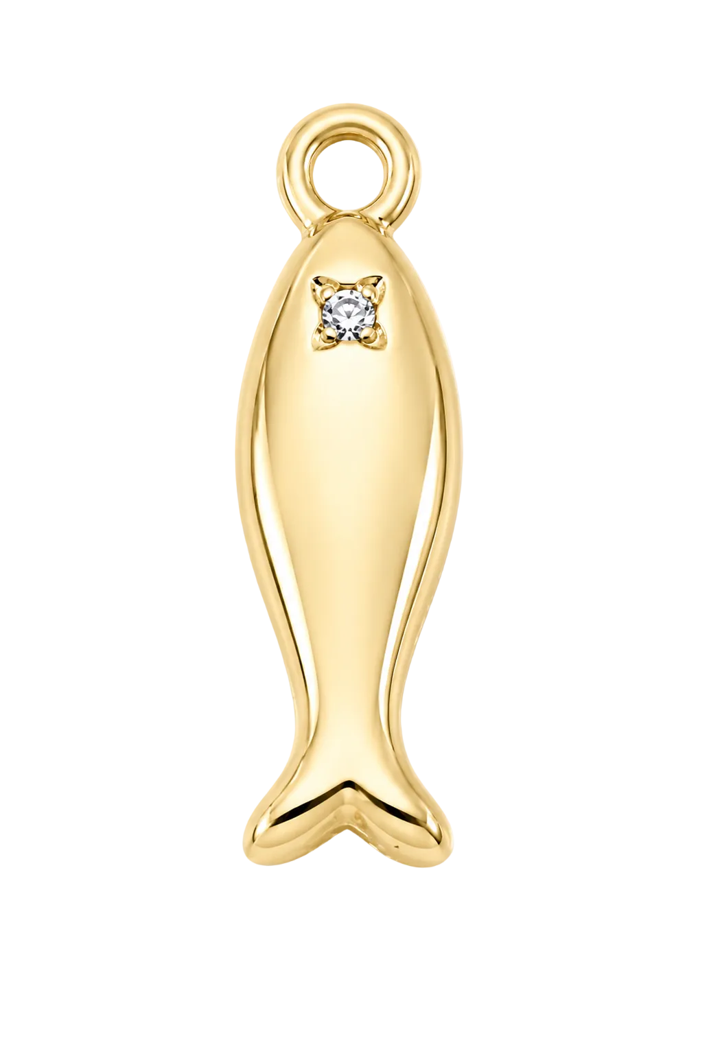 Fish Zirconia Charm