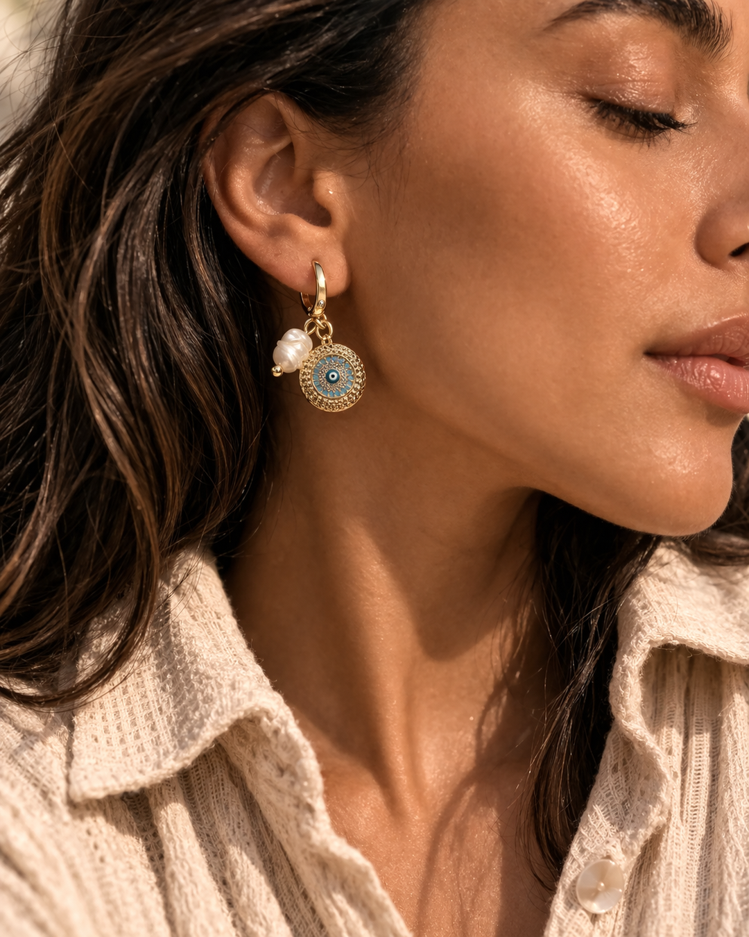 Liora Eye Earrings