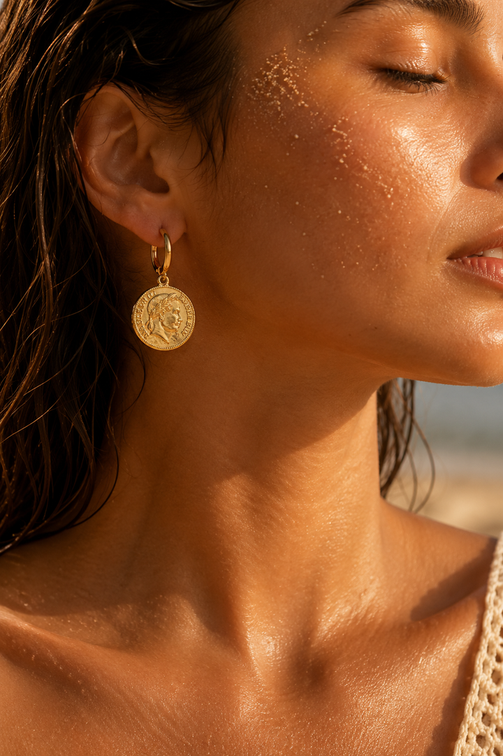 Louisa Coin Earrings