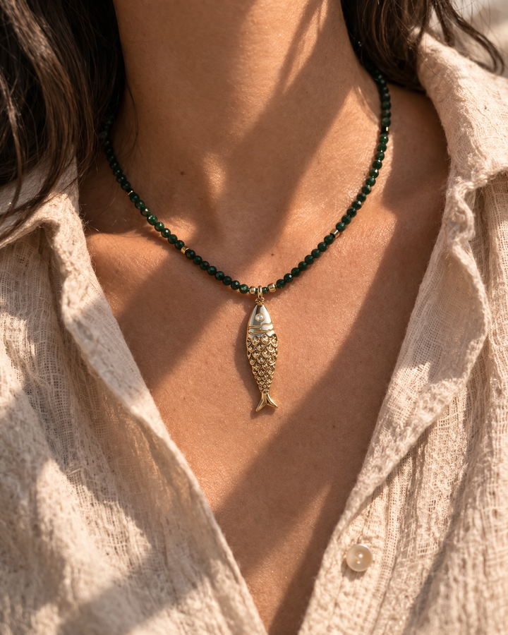 Mireya Fish Necklace