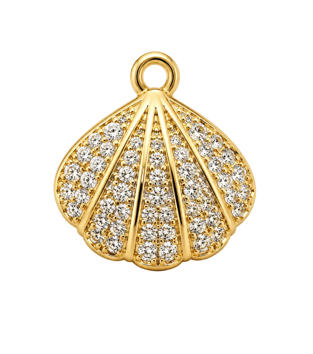 Pavé Shell Charm