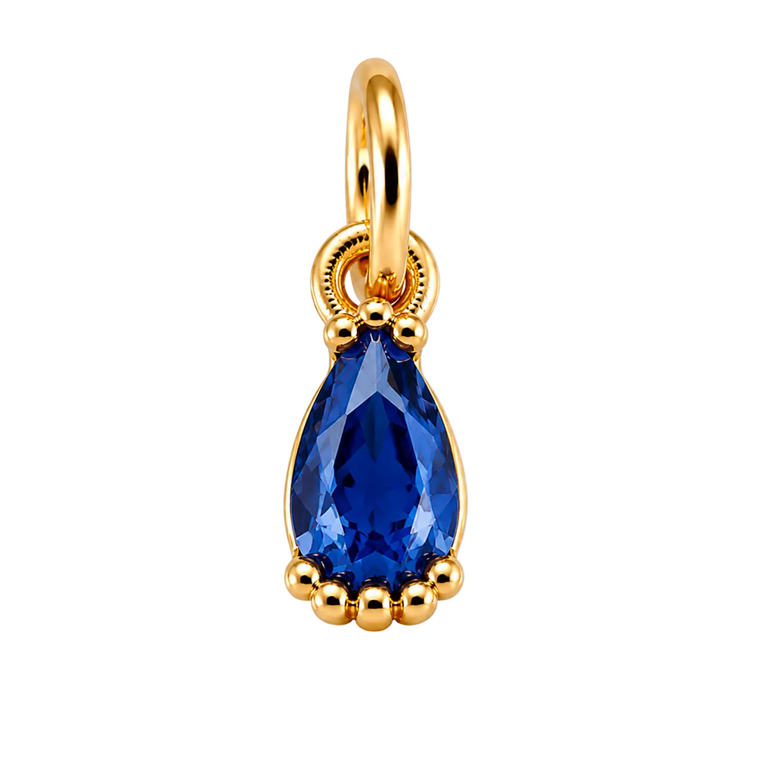 Sapphire Birthstone Charm