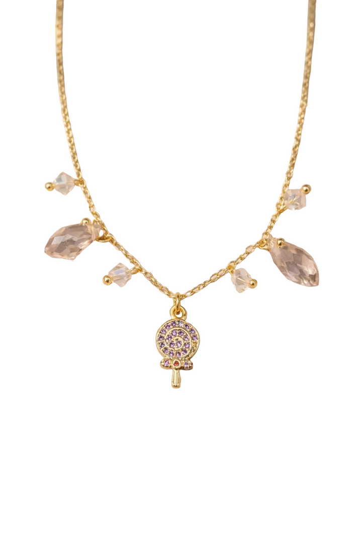 Seraphine Crystal Charm Necklace
