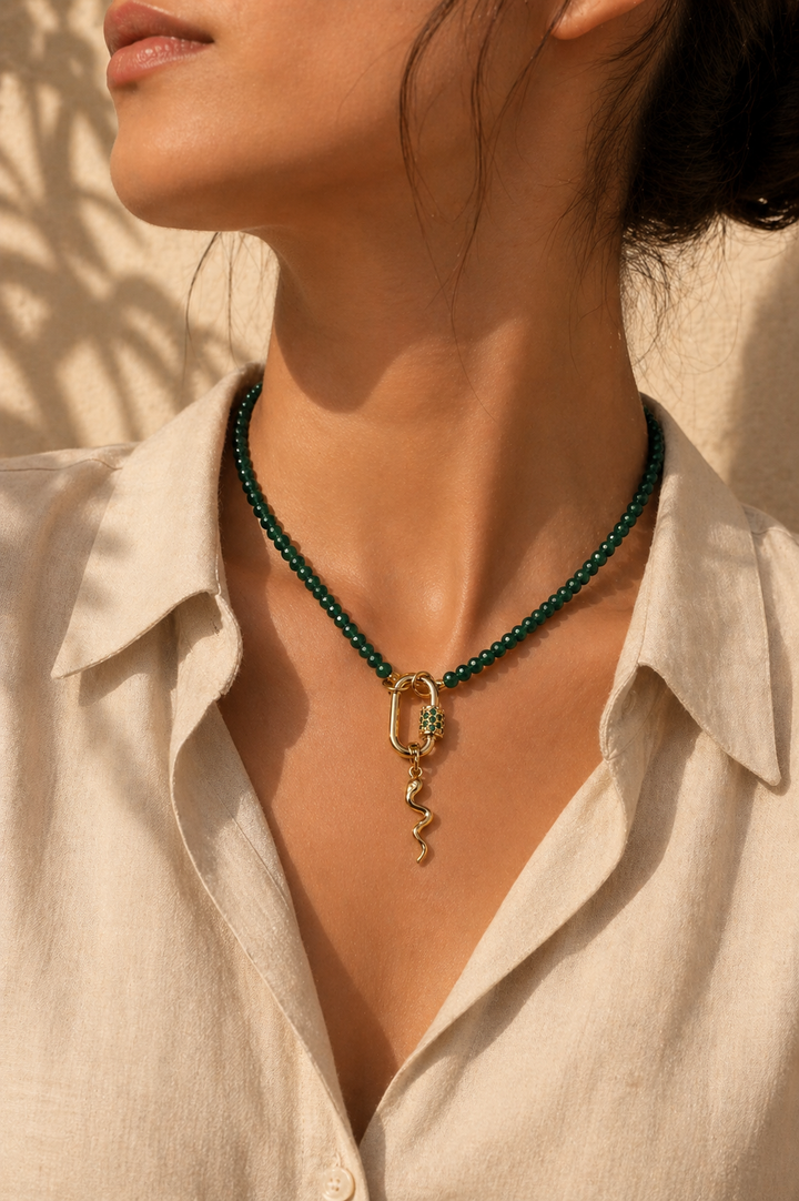 Serpente Verde Necklace