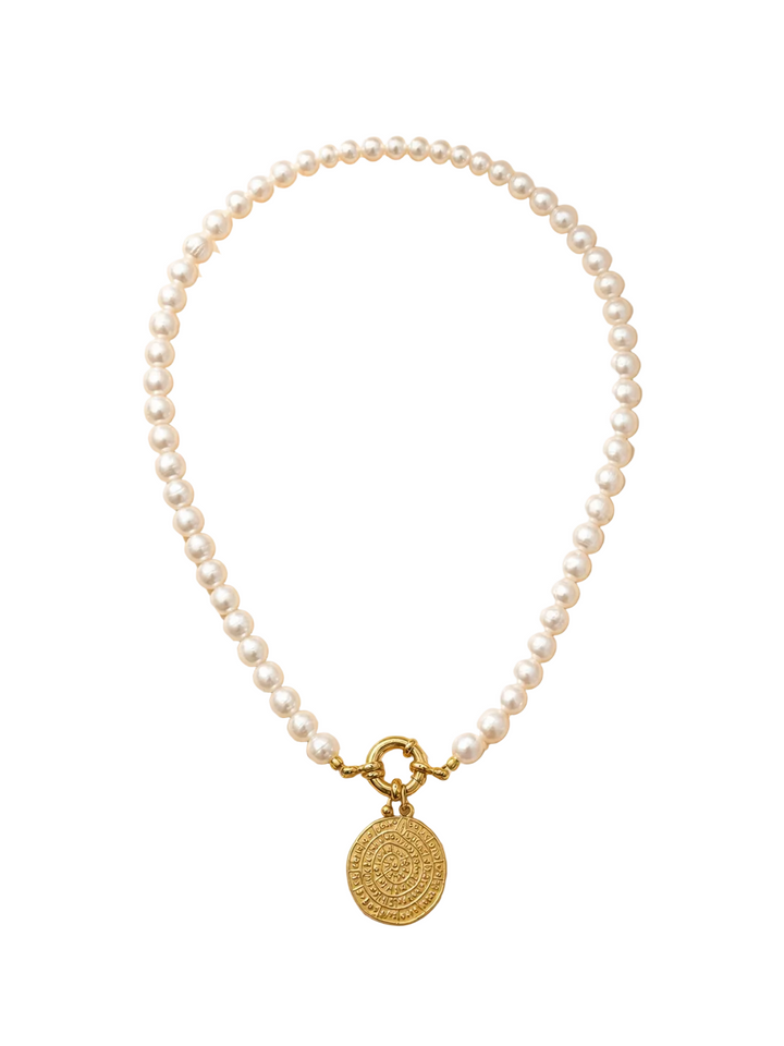 Solea Coin Pearl Necklace