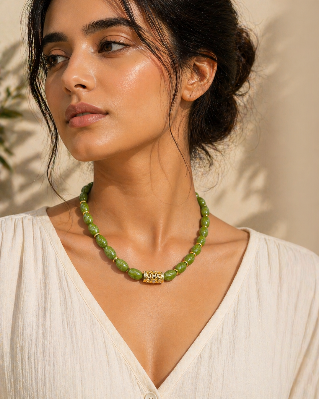 Zaitoon Lattice Necklace