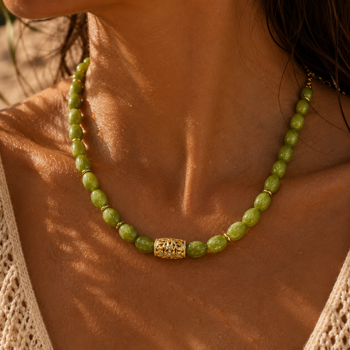 Zaitoon Lattice Necklace