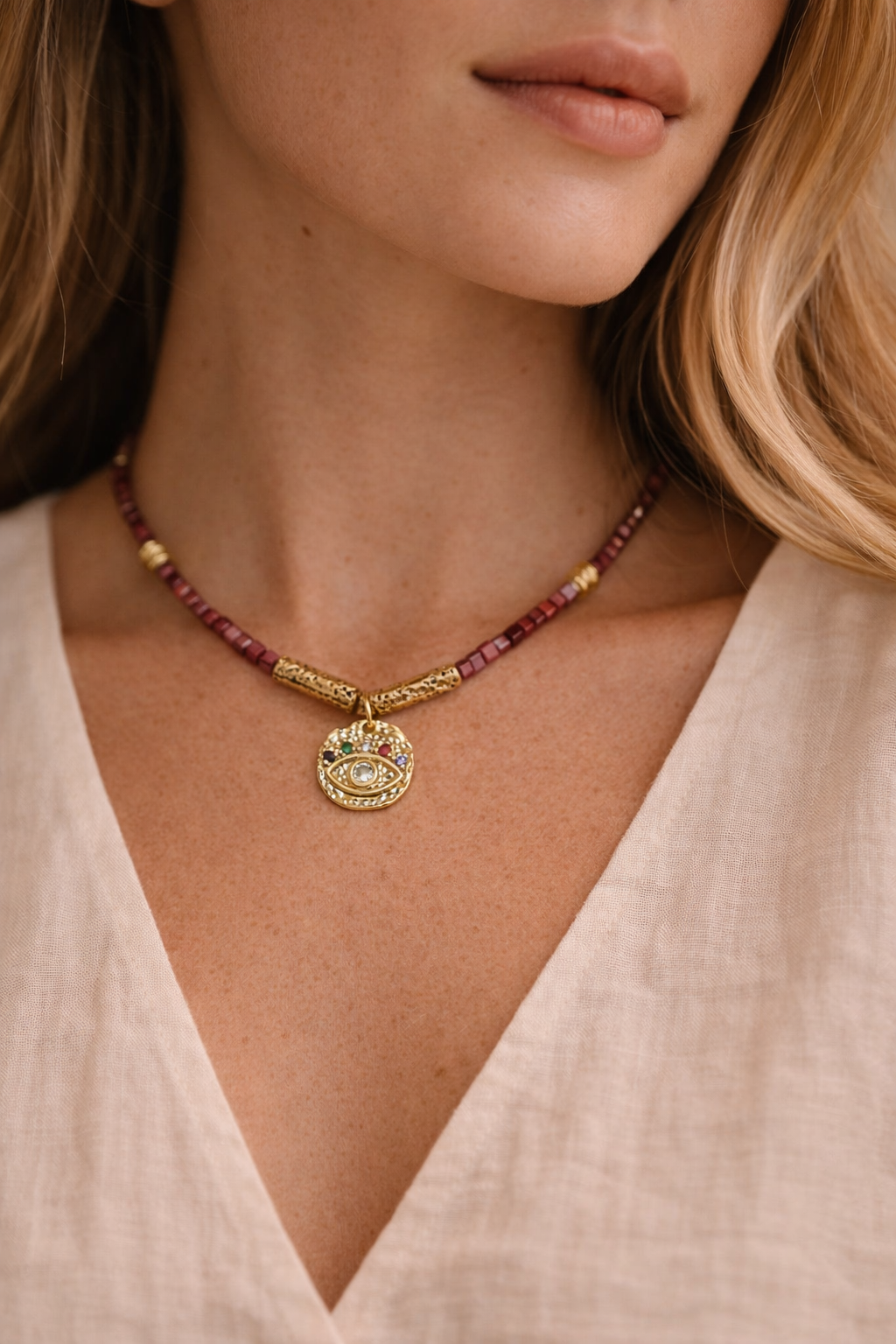 Zaria Eye Necklace