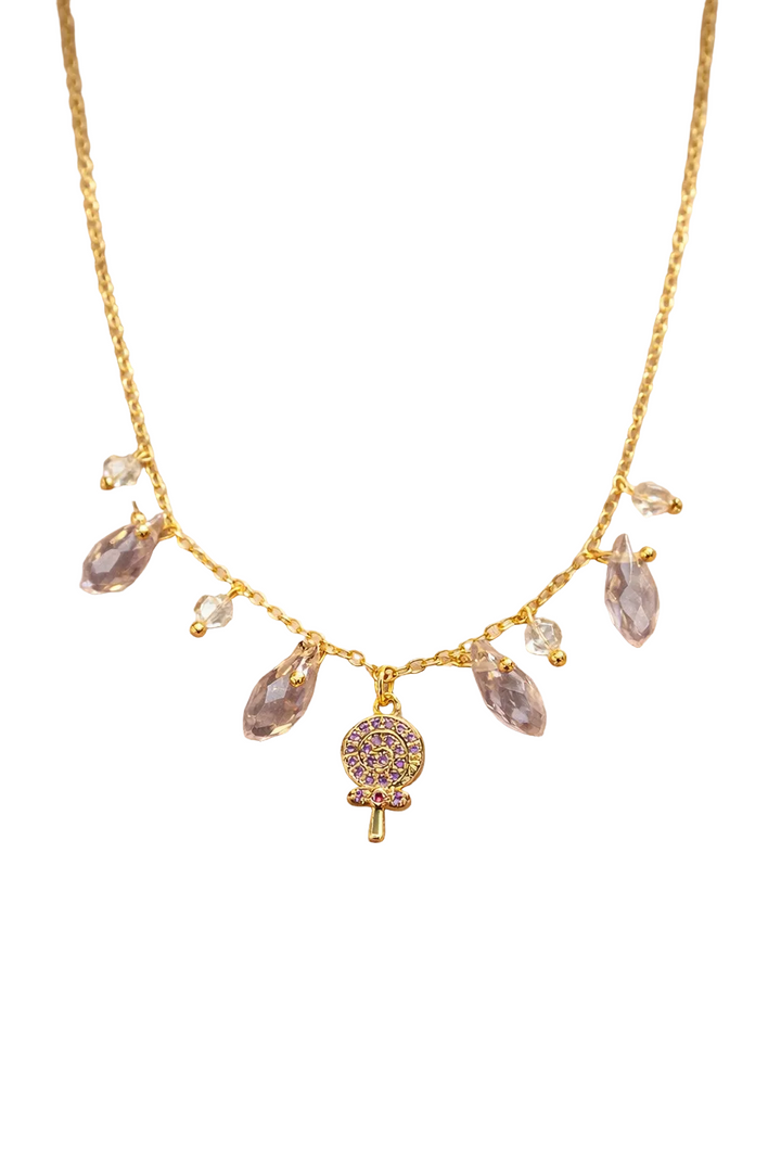 Zirelle Crystal Charm Necklace
