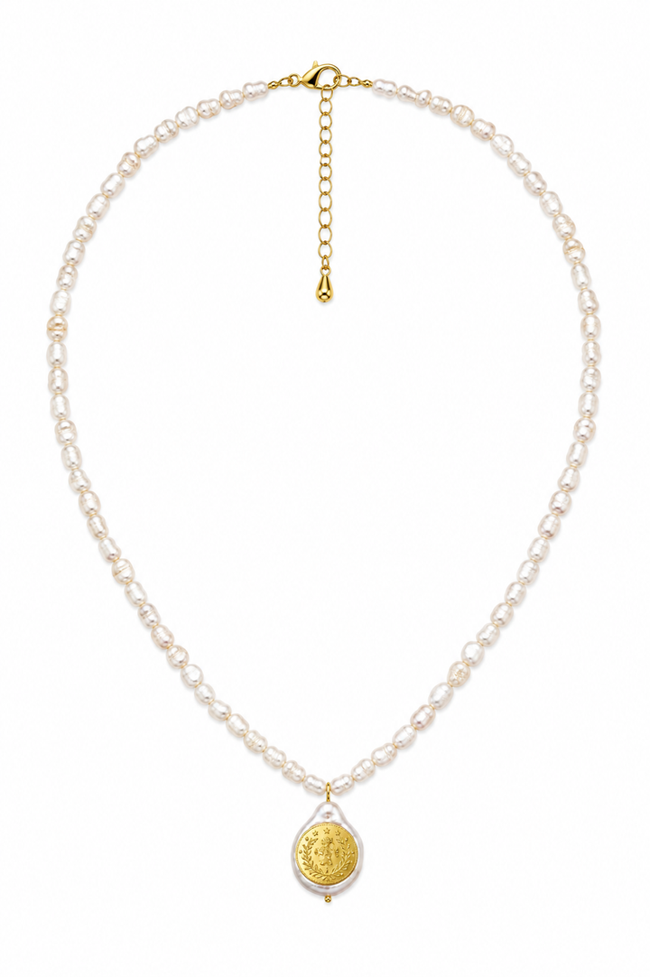 Cosette Coin Pearl Necklace